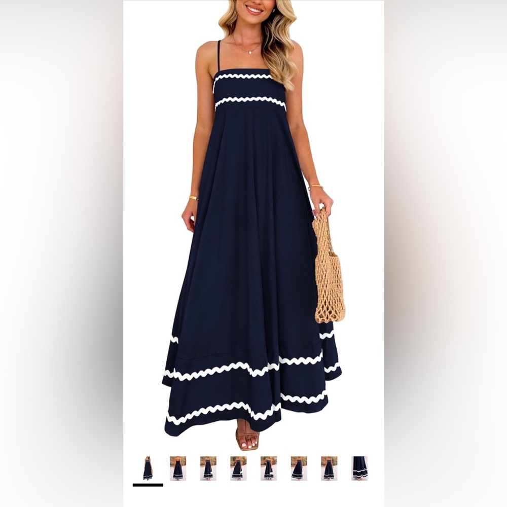 Navy Maxi Dress